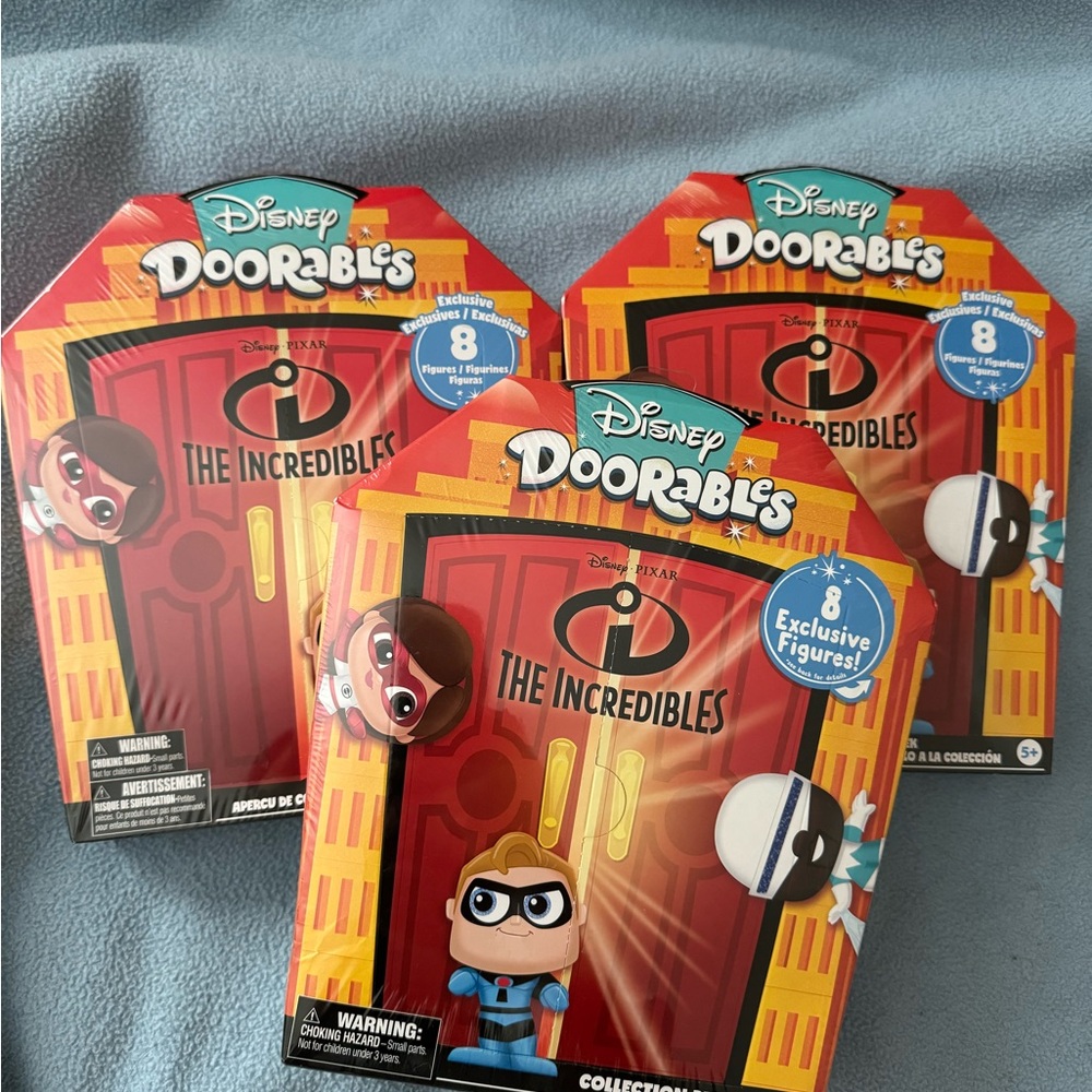 Disney Doorables Incredibles Lot of 3 New